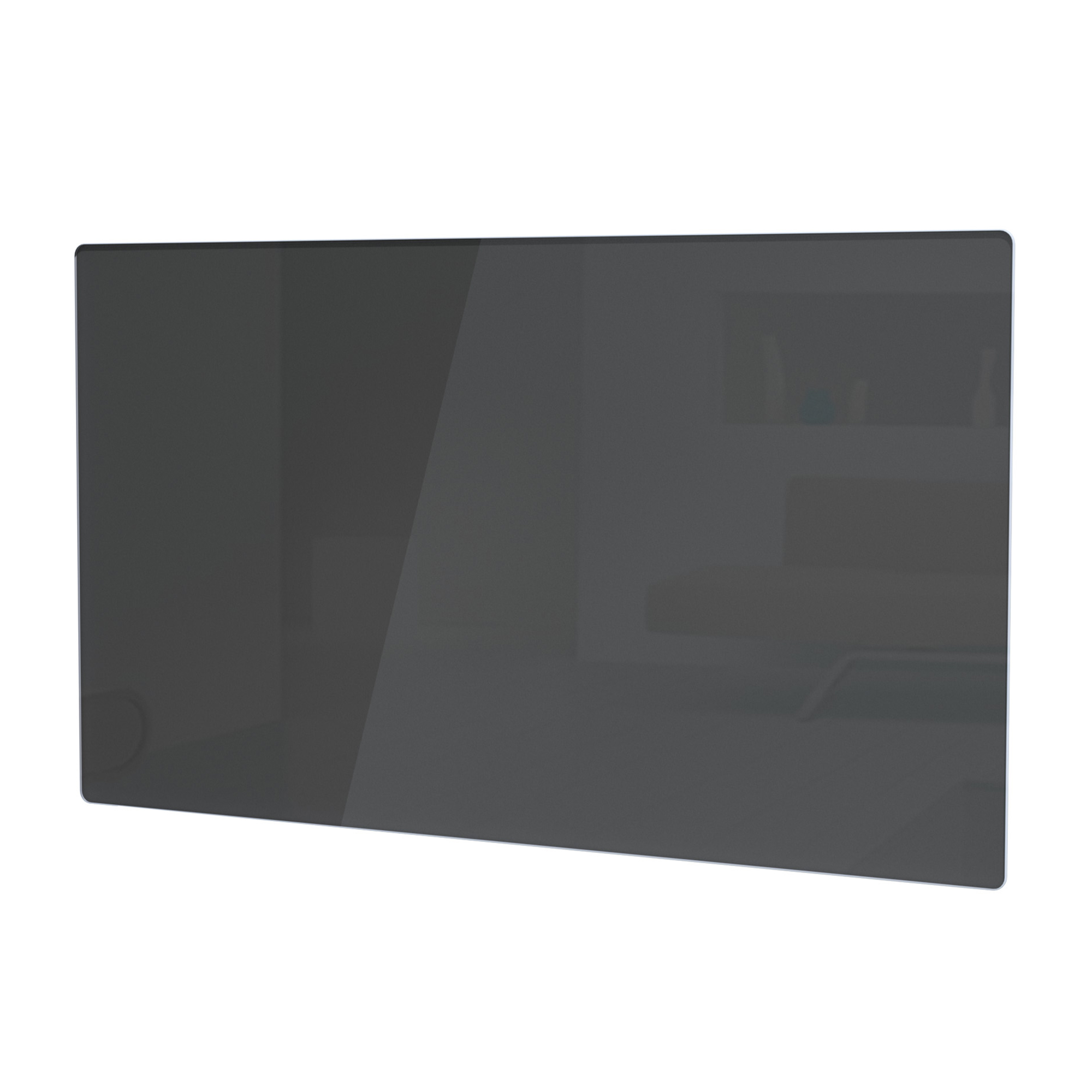 Glasfront antracit H40 1000W B: 725 mm, H: 400 mm, Antracitgrå