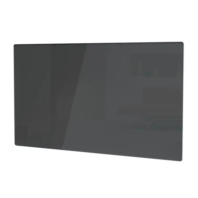 Glasfront antracit H40 1000W B: 725 mm, H: 400 mm, Antracitgrå