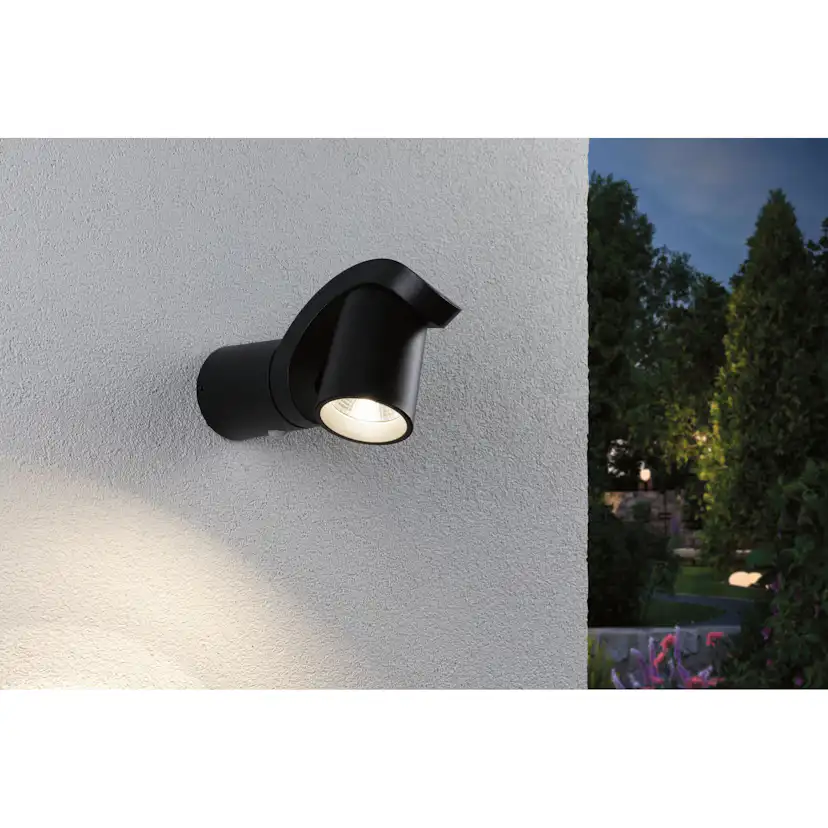 Fasadbelysning LED Paulmann Cuff med Skymningsstyrd rörelsedetektor IP44 230V