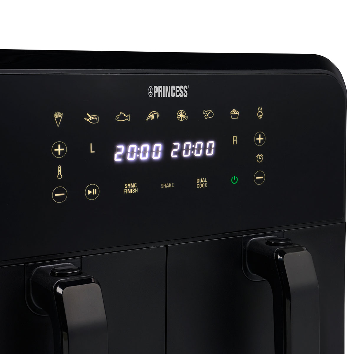 Luftfritös Princess Med Dubbla Korgar 2X4L 2400W 182068