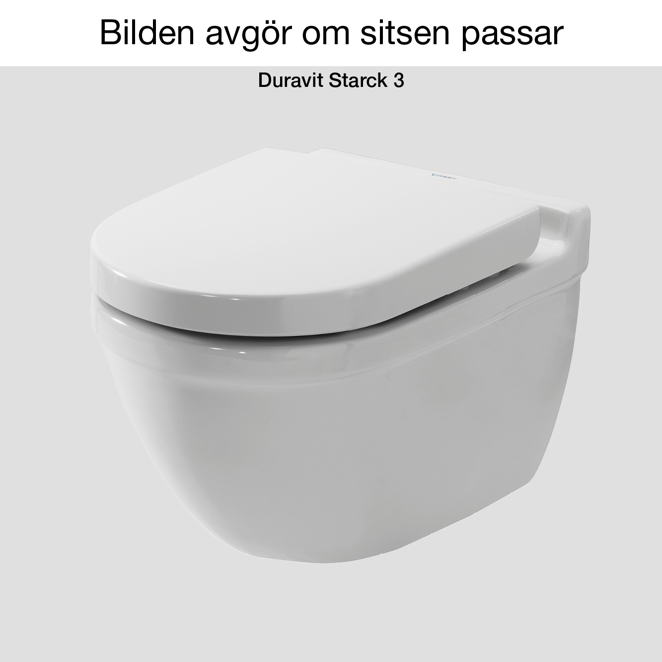 Toalettsits Pressalit 3 684 Hårdsits Vit