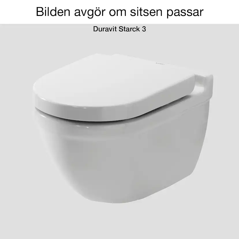 Toalettsits Pressalit 3 684 Hårdsits Vit