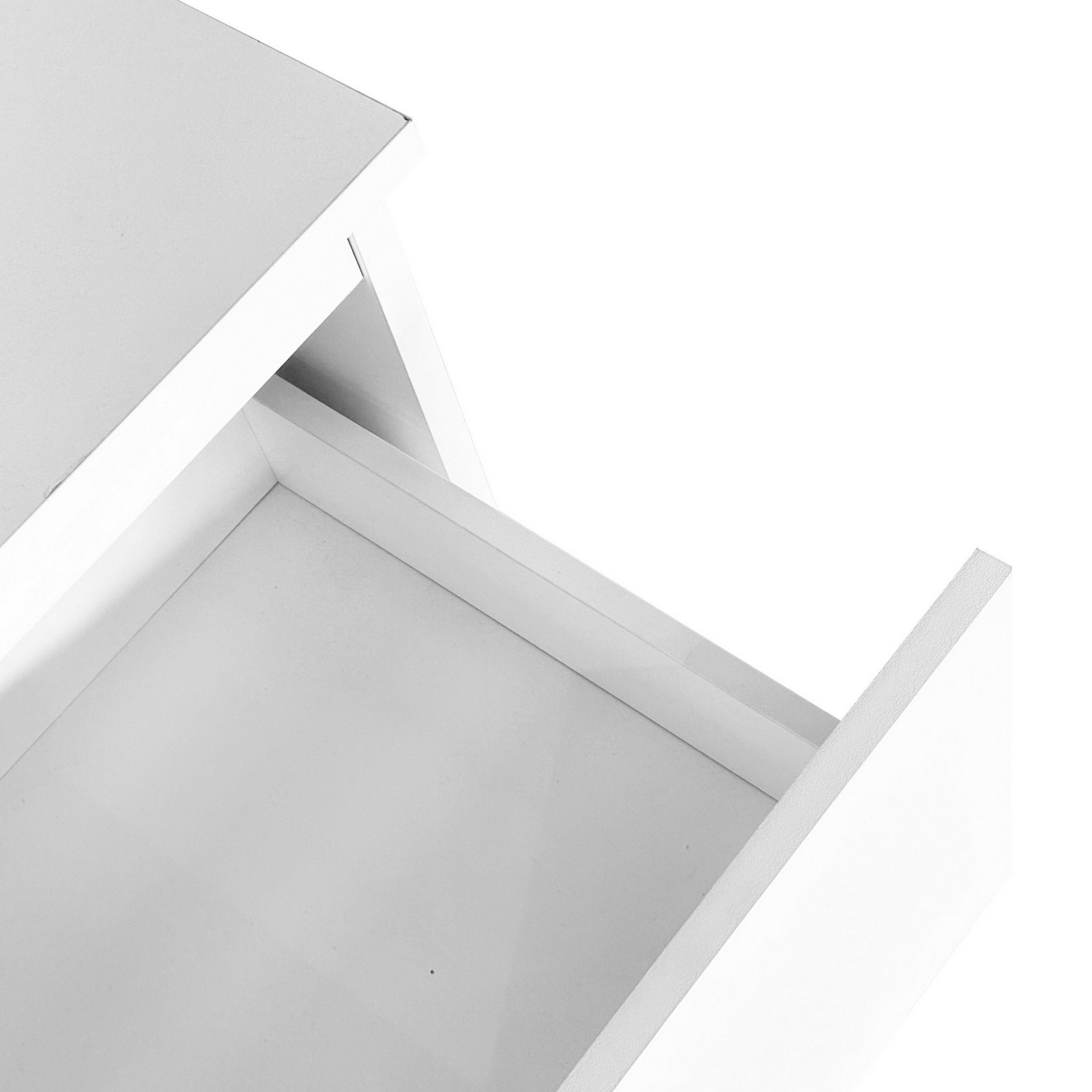 Sminkbord Scandinavian Choice Glow Komplett set med Spegel och Pall, LED-Belysning 94 cm