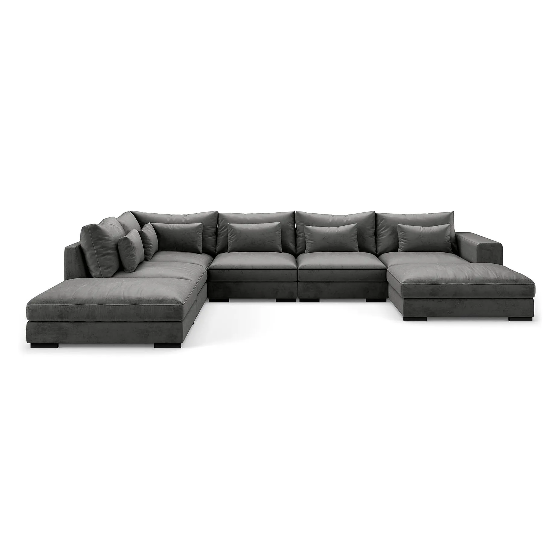 U-modulsoffa Bloomington Dubai med Divan Sammet