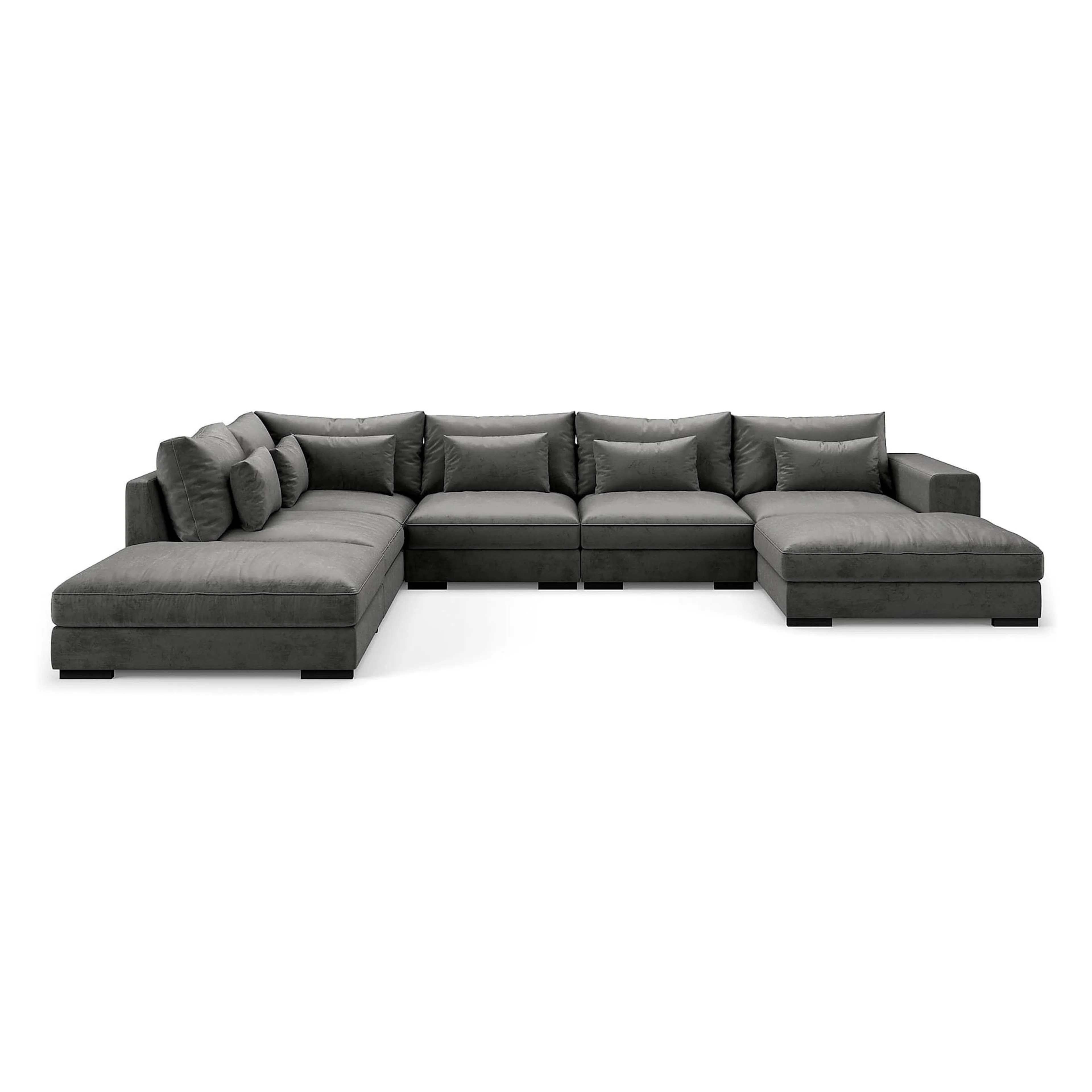 U-modulsoffa Bloomington Dubai med Divan Sammet