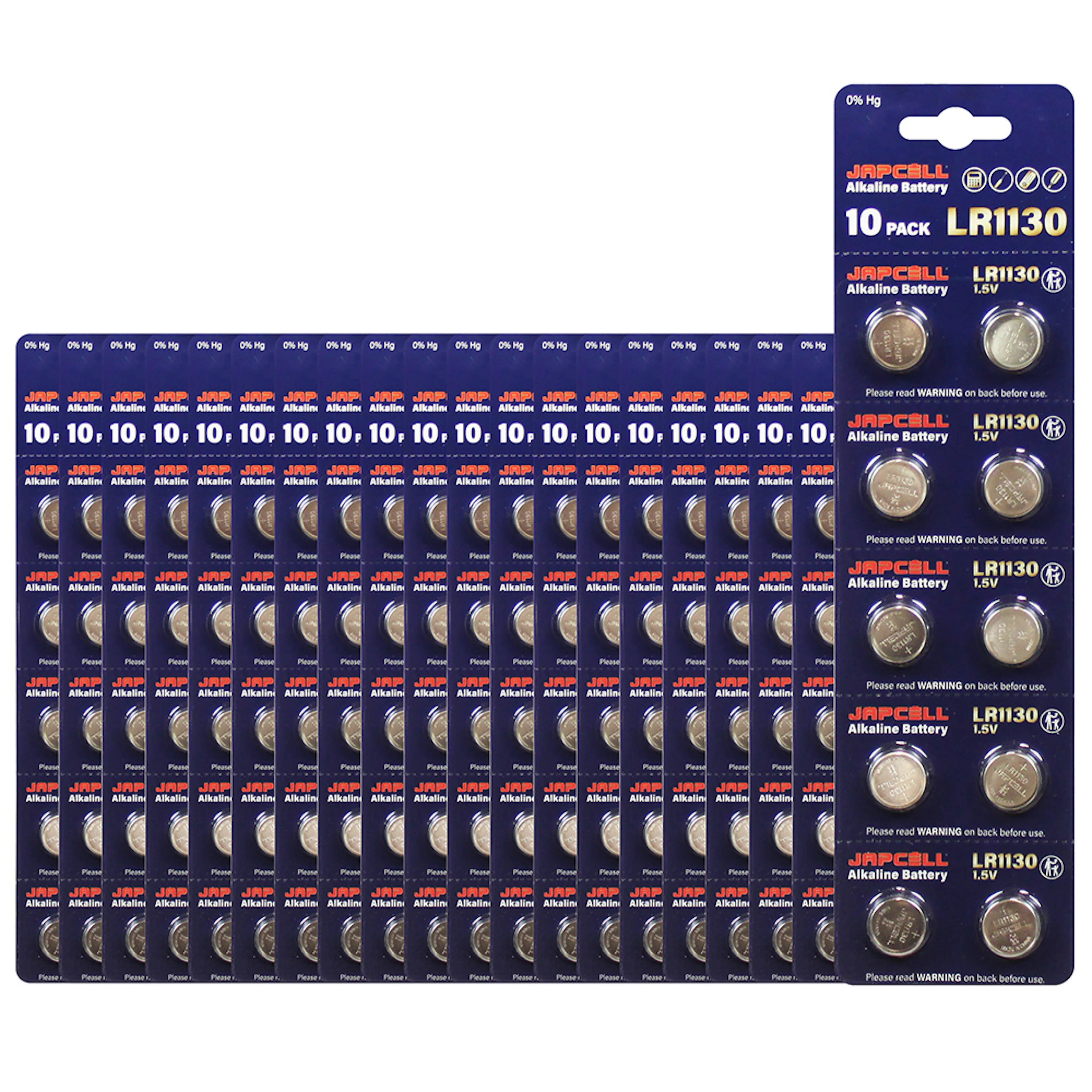 Batteri Japcell Alkaline LR1130 200 St