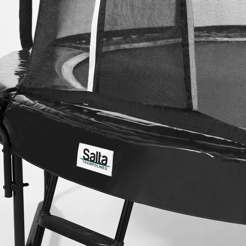 SALTA TRAMPOLINE FIRST CLASS Ø366 CM, BLACK INCL. LADDER Ø366