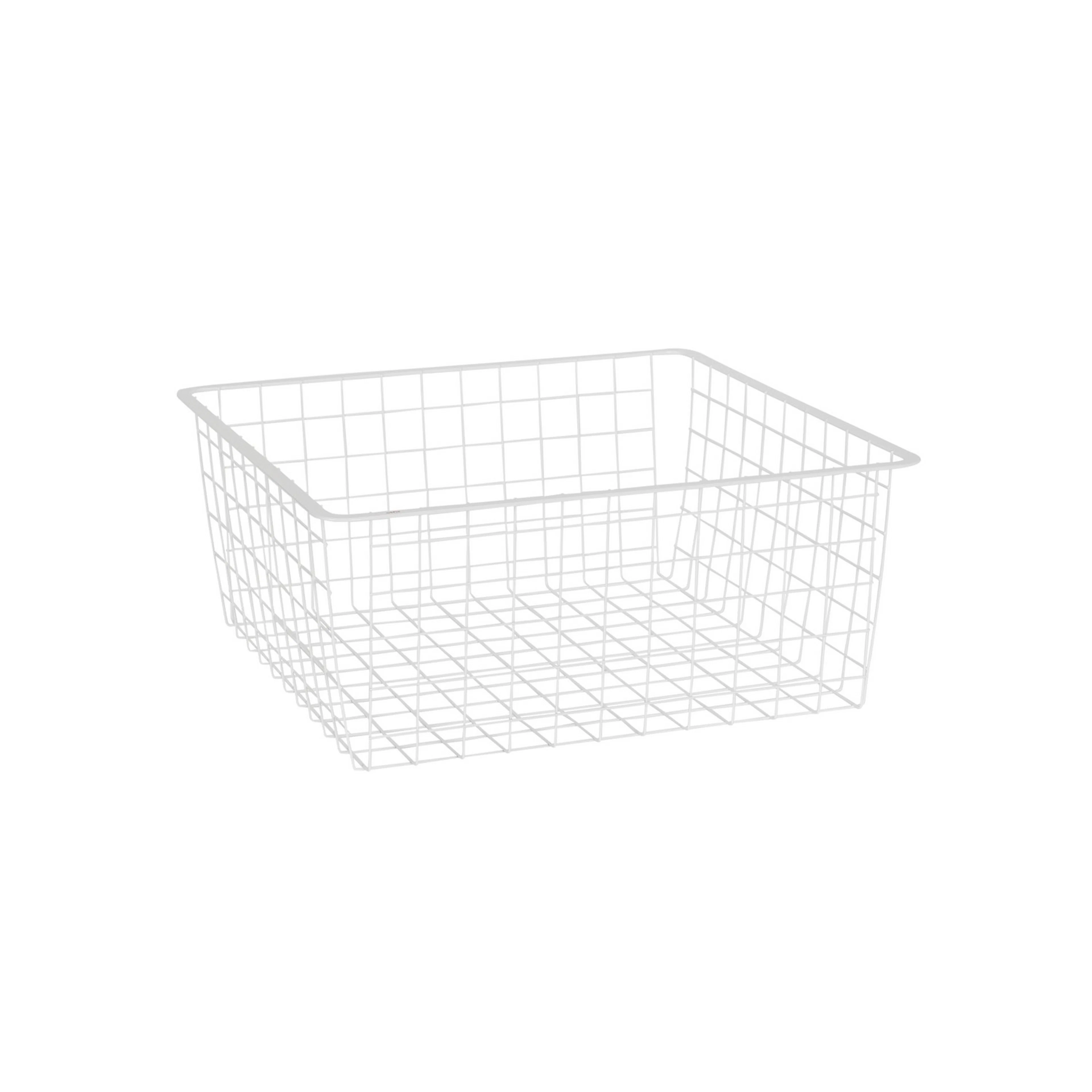 Trådback för Utdragsram B: 45 D: 40 H: 18 vit Vit, HxDxB: 185x427x427 mm