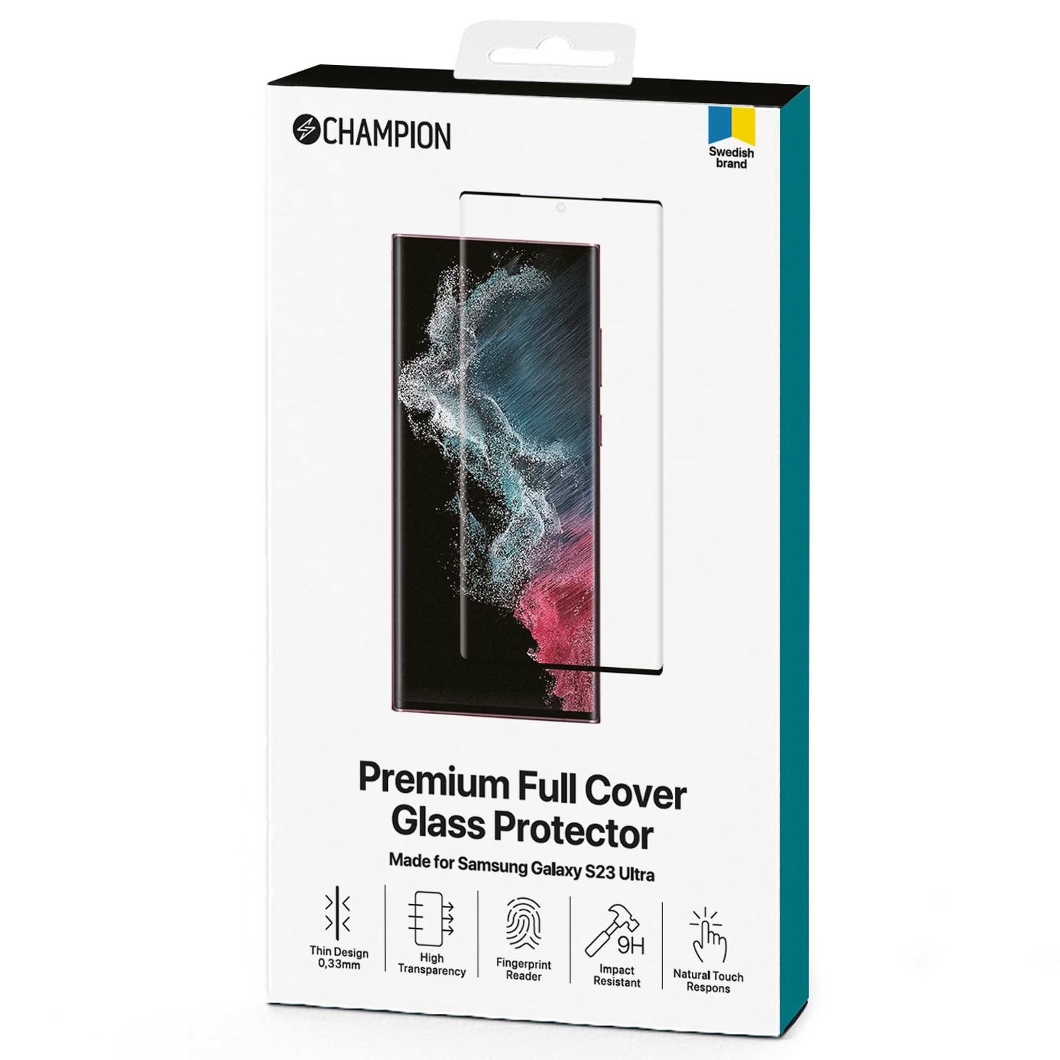 Skärmskydd Champion Galaxy S23 Ultra Svart