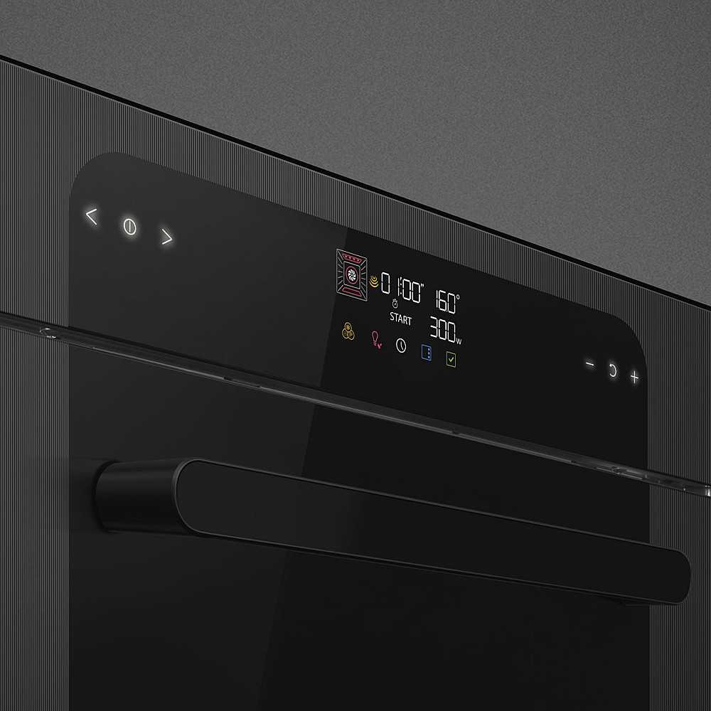 Kombiugn Smeg SO6202S3PB med Sous vide och ångfunktion Svart 60 cm