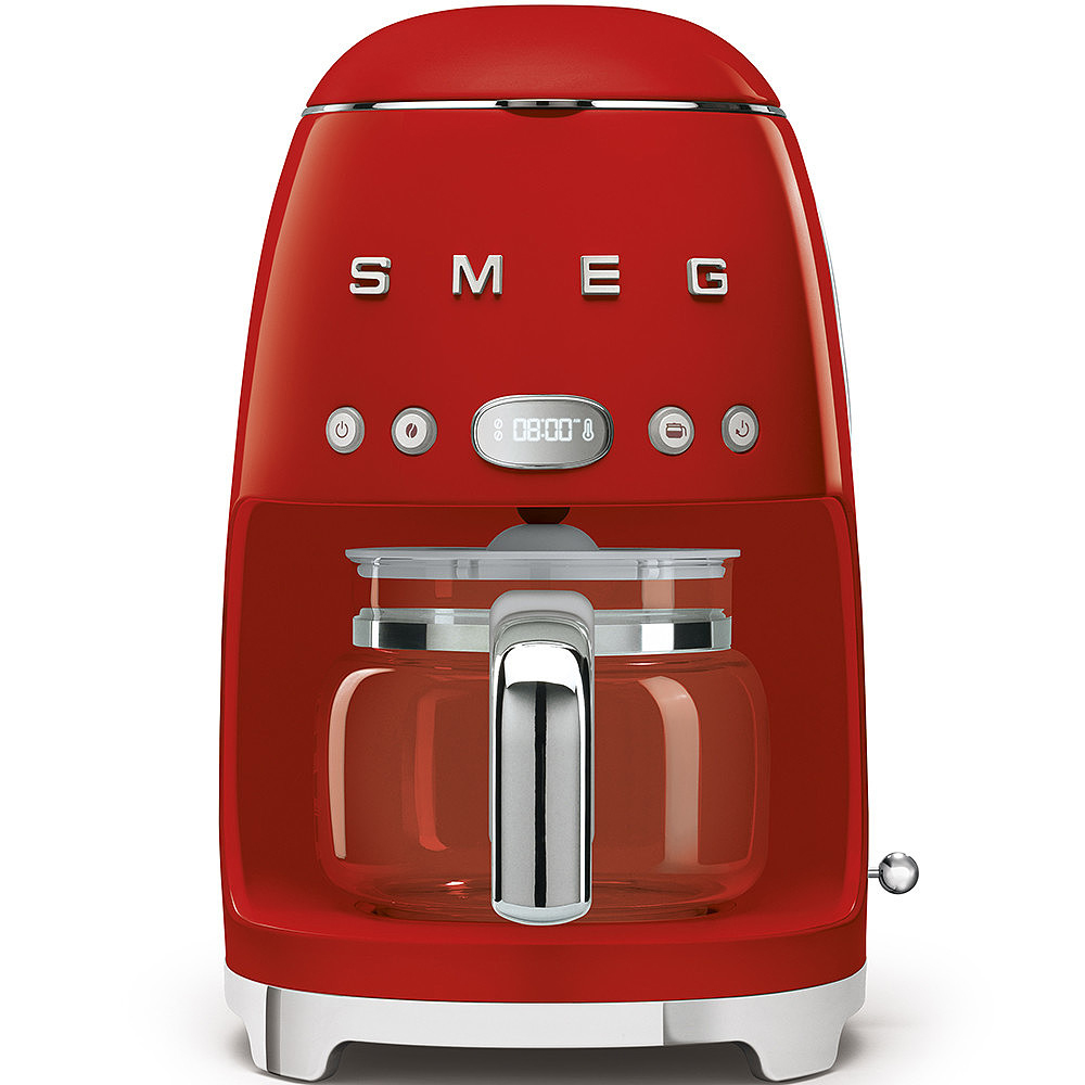 Kaffebryggare Smeg DCF02RDEU Retro Röd 50-talsstil