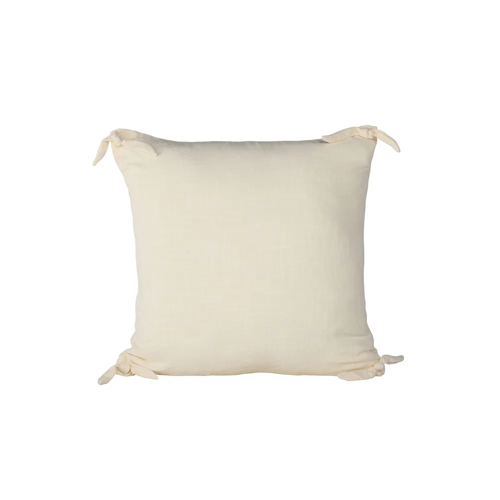 Nora Cushion Cover Linen Viscouse - White Vit