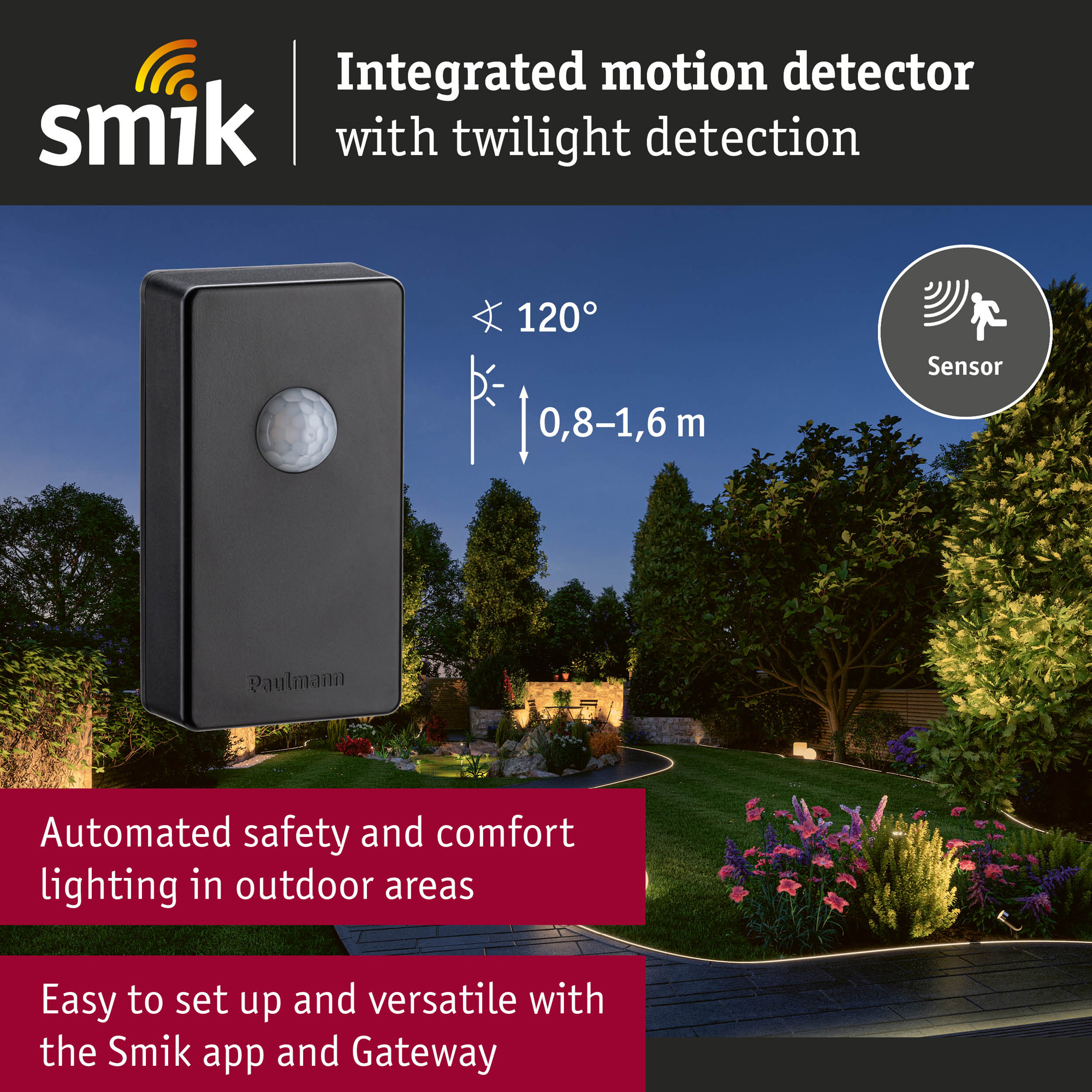 Sensor Paulmann Plug & Shine Rörelsesensor Smart Home Zigbee 3.0