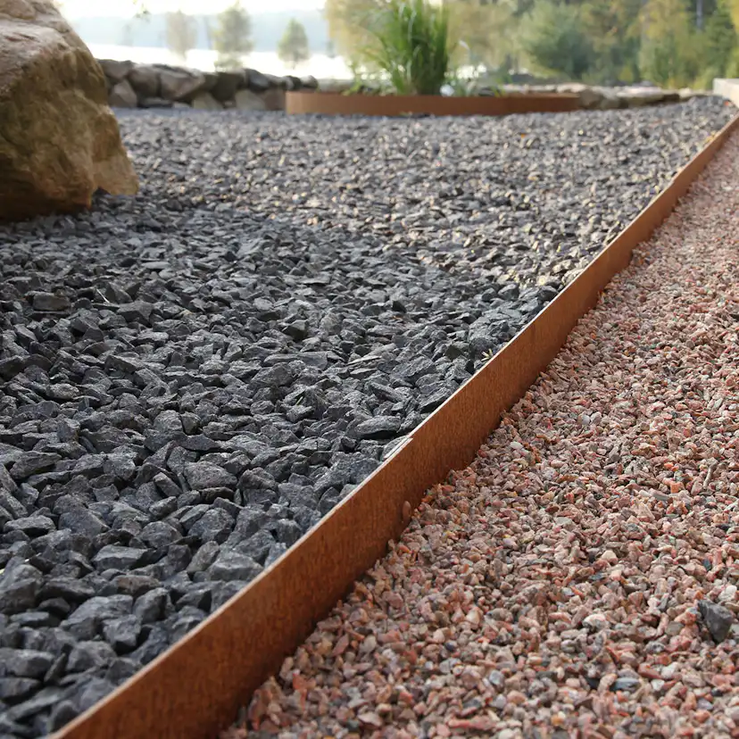 Planteringskant Flexigarden Corten 180 mm Rak