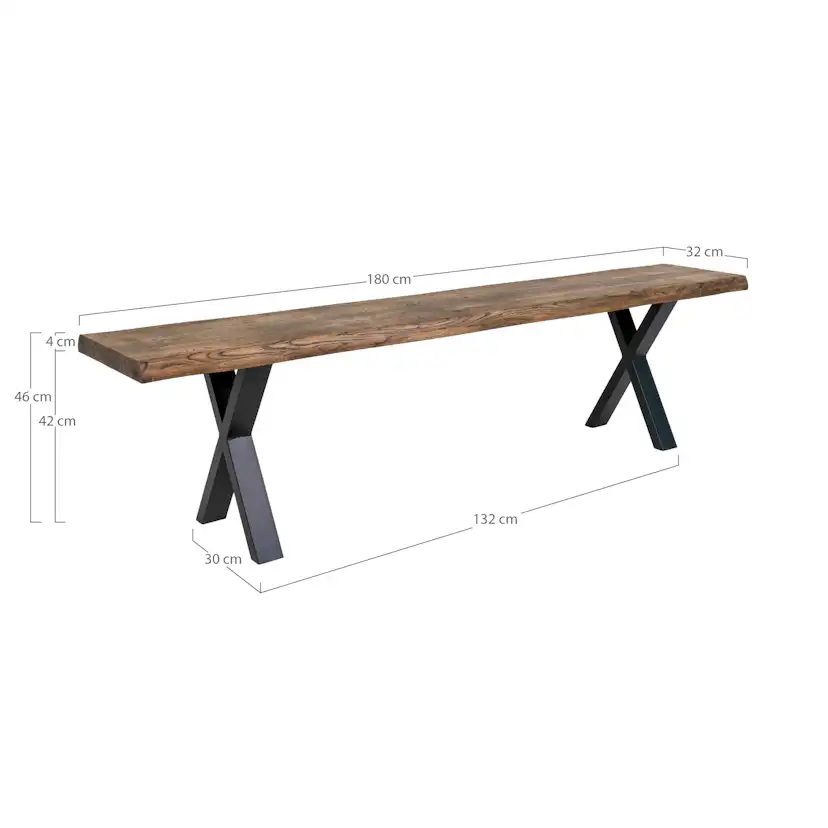 Sittbänk House Nordic Toulon 180 cm