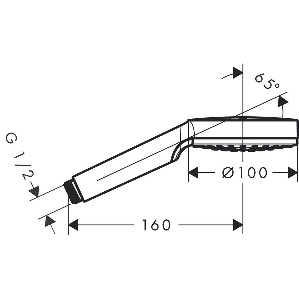 Handdusch Hansgrohe Crometta 100 1jet