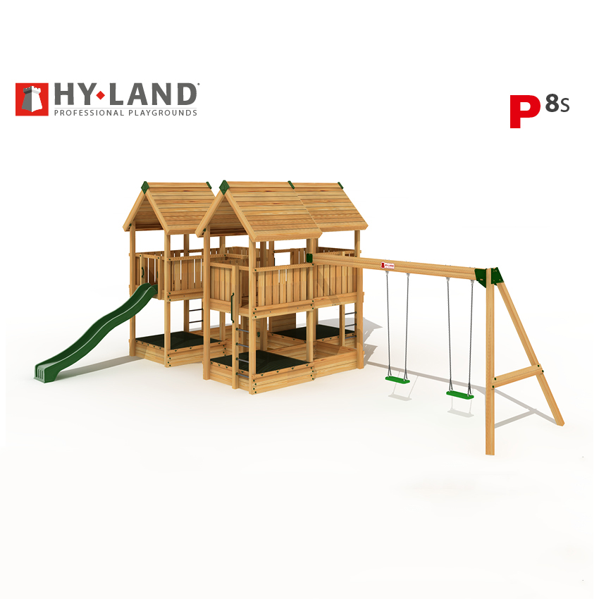 Klätterställning Hy-Land Projekt 8 + Swingmodul