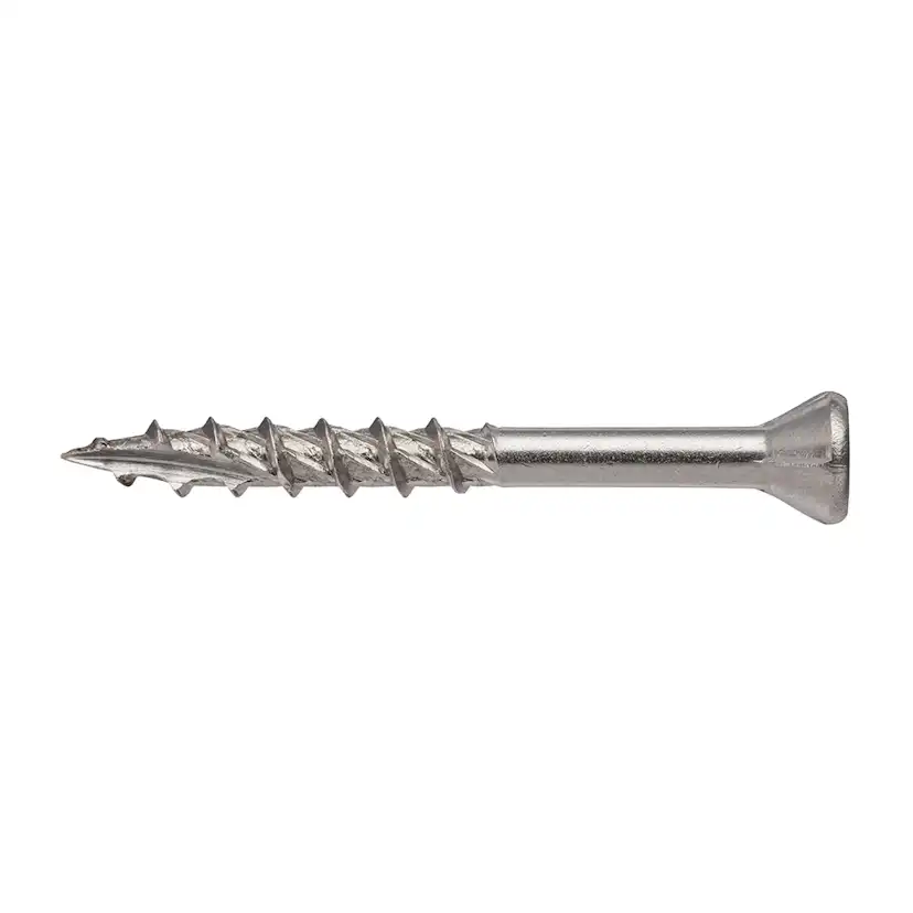 TRALLSKRUV TRÄ TURBO 4,2x57 A4 Dimension: 4,2x57 mm, A4, Antal st/frp: 3500