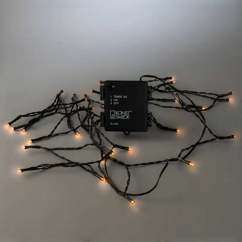 Ljusslinga Gnosjö Konstsmide Basic LED Batteridrivet m. Timer Utmohus