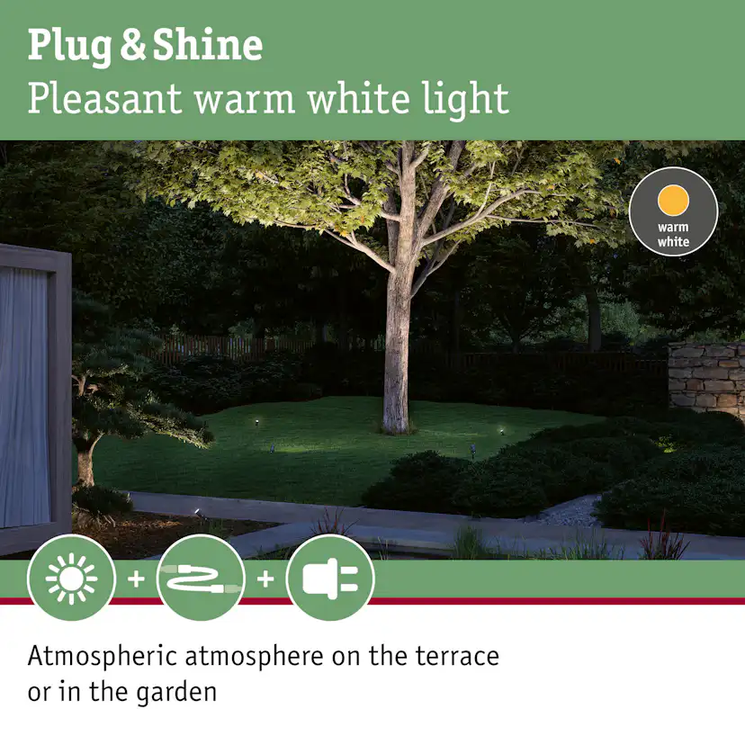Spotlight Paulmann Radon Plug & Shine LED IP65 24V