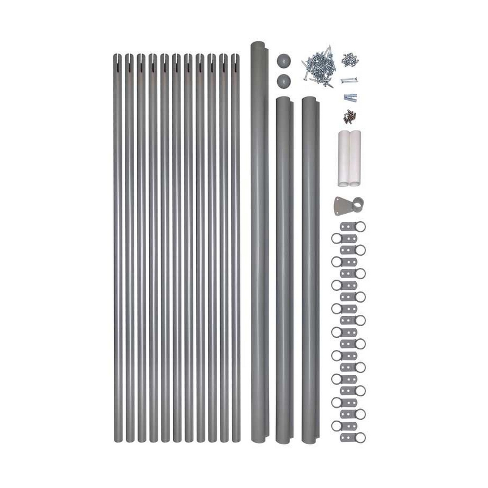 DALLAS extra räcke komplett pearl grey Grå