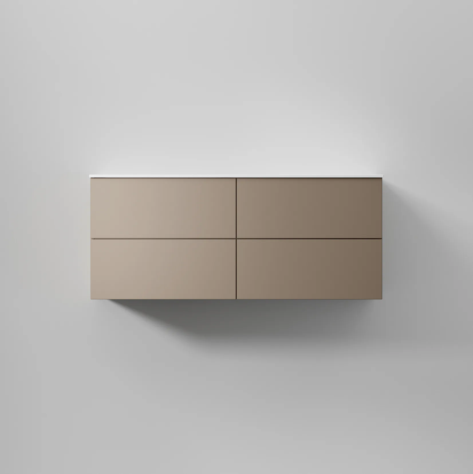 Kommod Core Solid 120 D Warm Clay, 4 Lådor Warm Clay, 1200x454x500 mm
