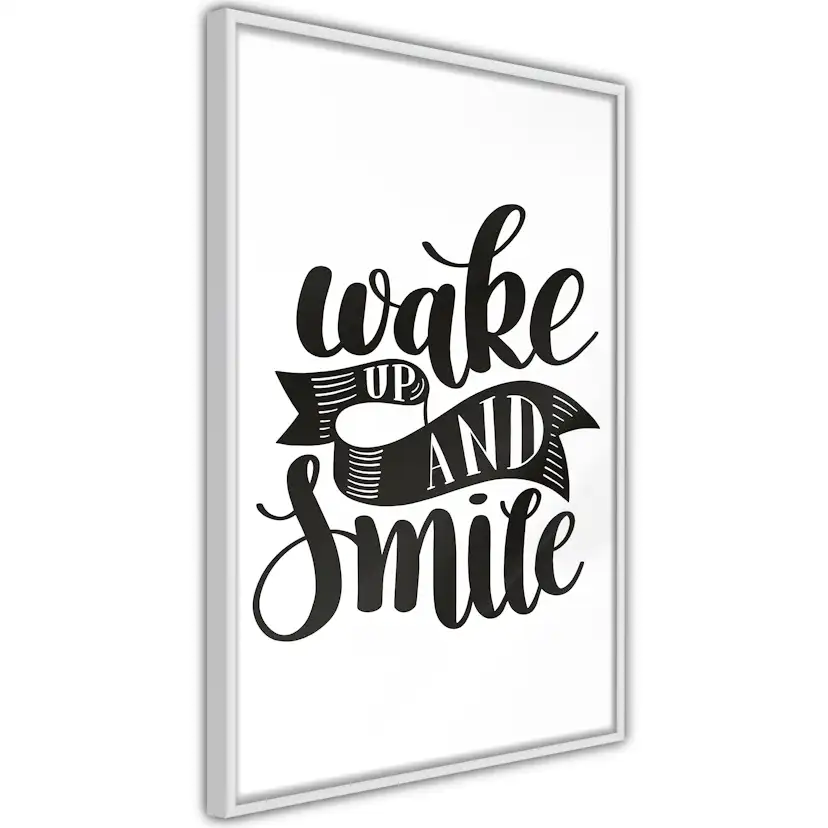 Poster Artgeist Affisch Wake up and Smile