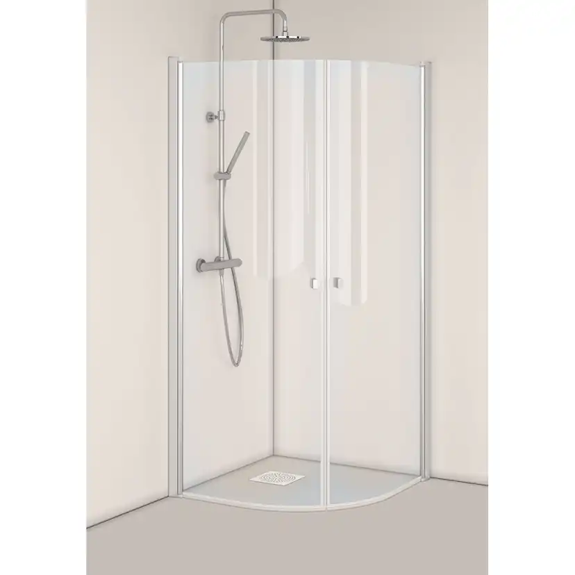 Duschhörn Hafa Igloo Pro ROUND 7X7 KLAR N 700x700 mm