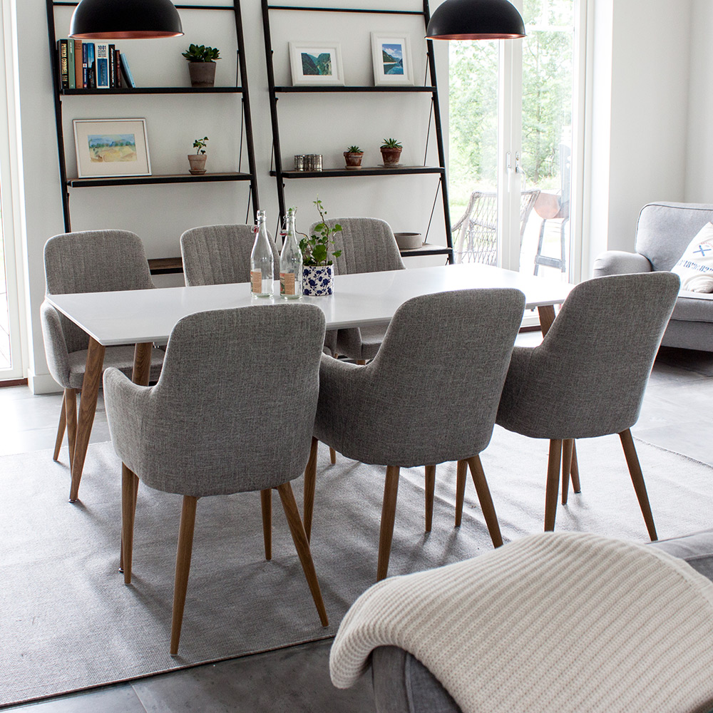 Matgrupp Venture Home Pontus Casper med 6 Stolar