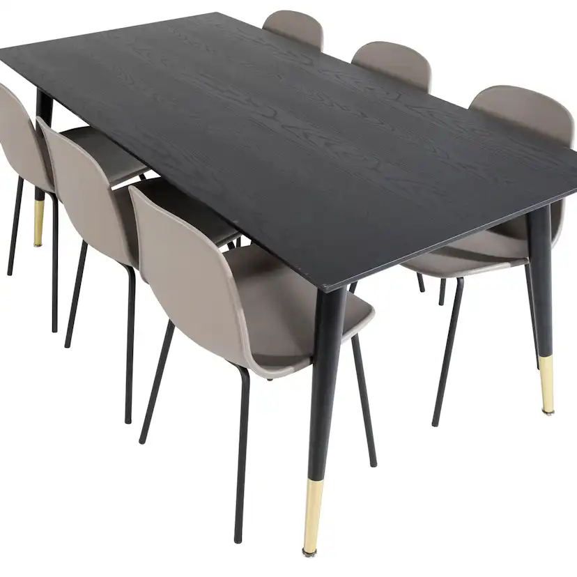 Matgrupp Venture Home Dipp med 6 Arctic Stolar