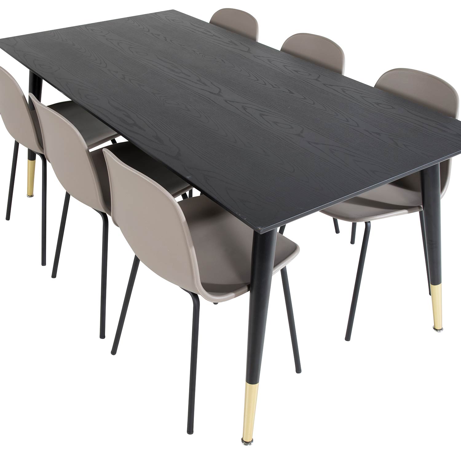 Matgrupp Venture Home Dipp med 6 Arctic Stolar