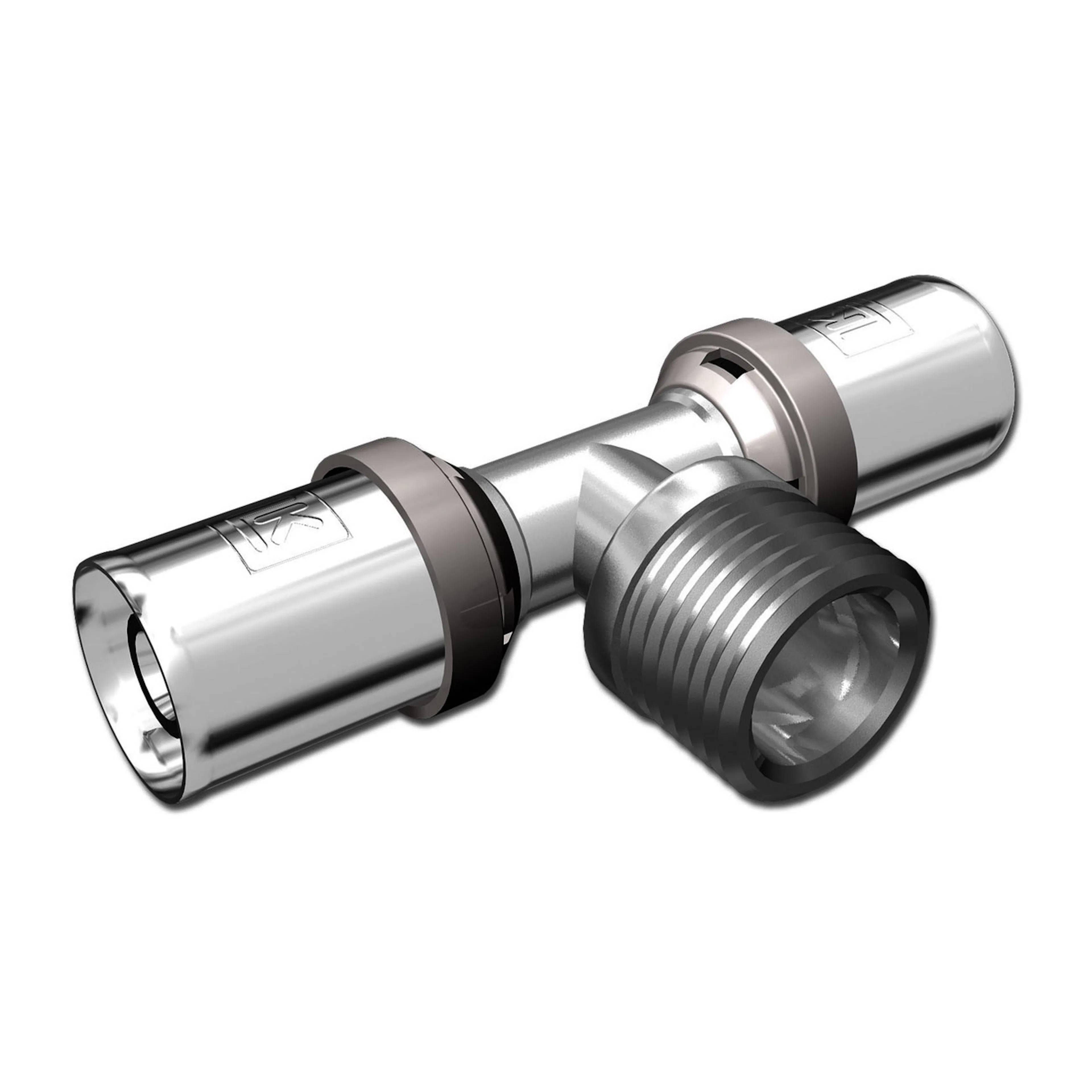 T-KOPPLING UTV GG AVSTICK PRESSPEX AX25 mm x G20 x AX20 mm