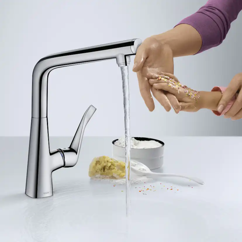 Köksblandare Hansgrohe Metris utan Diskmaskinsavstängning Krom