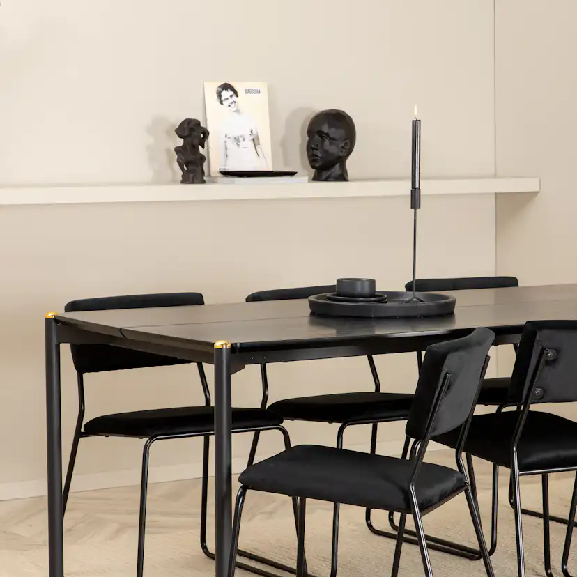 Matgrupp Venture Home Paris med 6 Kungshamn Stolar