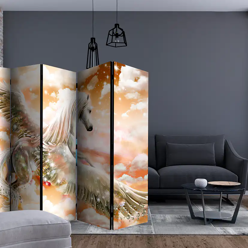 Rumsavdelare Skärmvägg Arkiio Pegasus Orange II 225x172 cm
