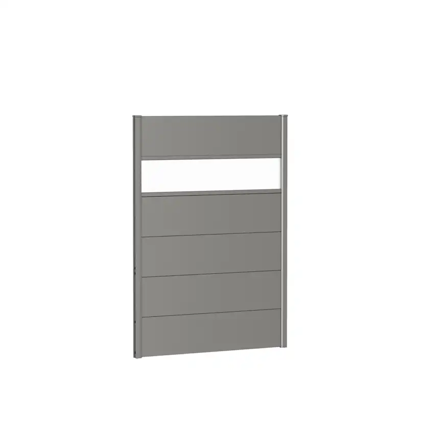 Väggpanel för Skärmvägg akrylglas 100x135 metallic kvarts-gr Kvartsgrå