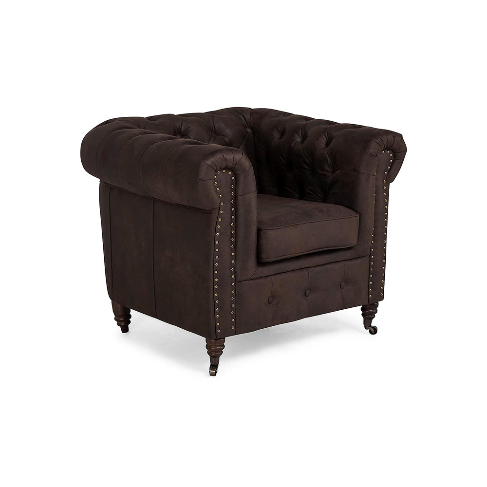 Fåtölj Manor House Chesterfield Deluxe Vintage