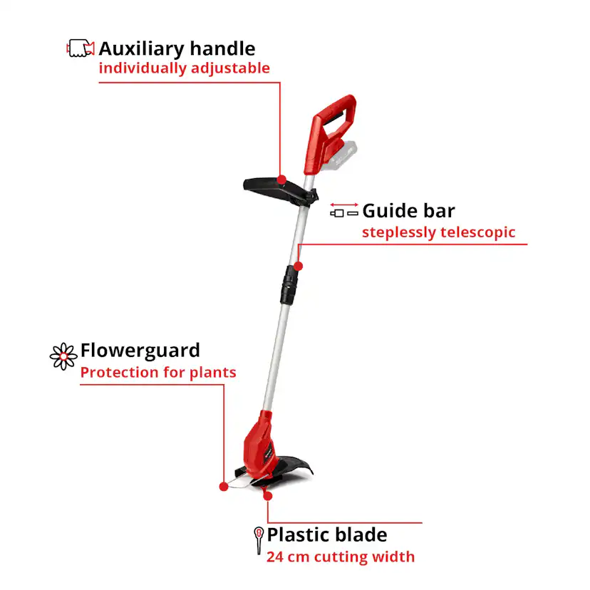 Gräsklippare Einhell GC-CT 18/24 Li Utan Batteri & Laddare
