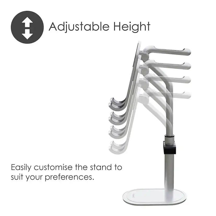 Övriga Mobiltillbehör DESIRE2 Hörlursställ och Mobiltelefonhållare Headrest Pro Silver