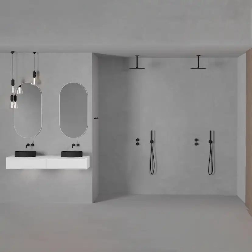 Tvättställsblandare Scandtap Steel Harmonized 1 Coal Coal/Mattsvart