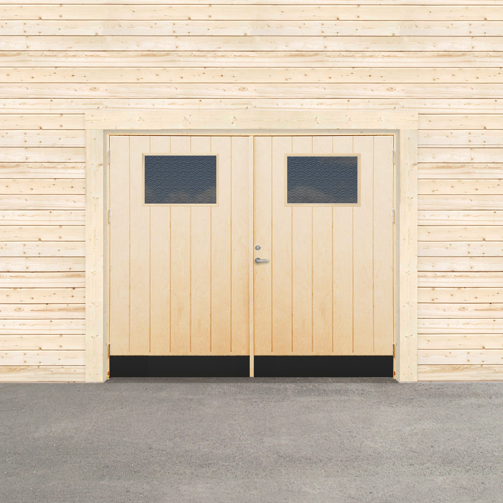 Garageport Sveadörren Kall Cotswold Obehandlad