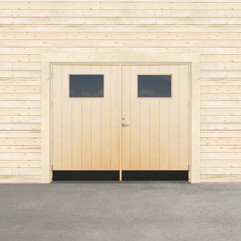 Garageport Sveadörren Varm Cotswold Obehandlad