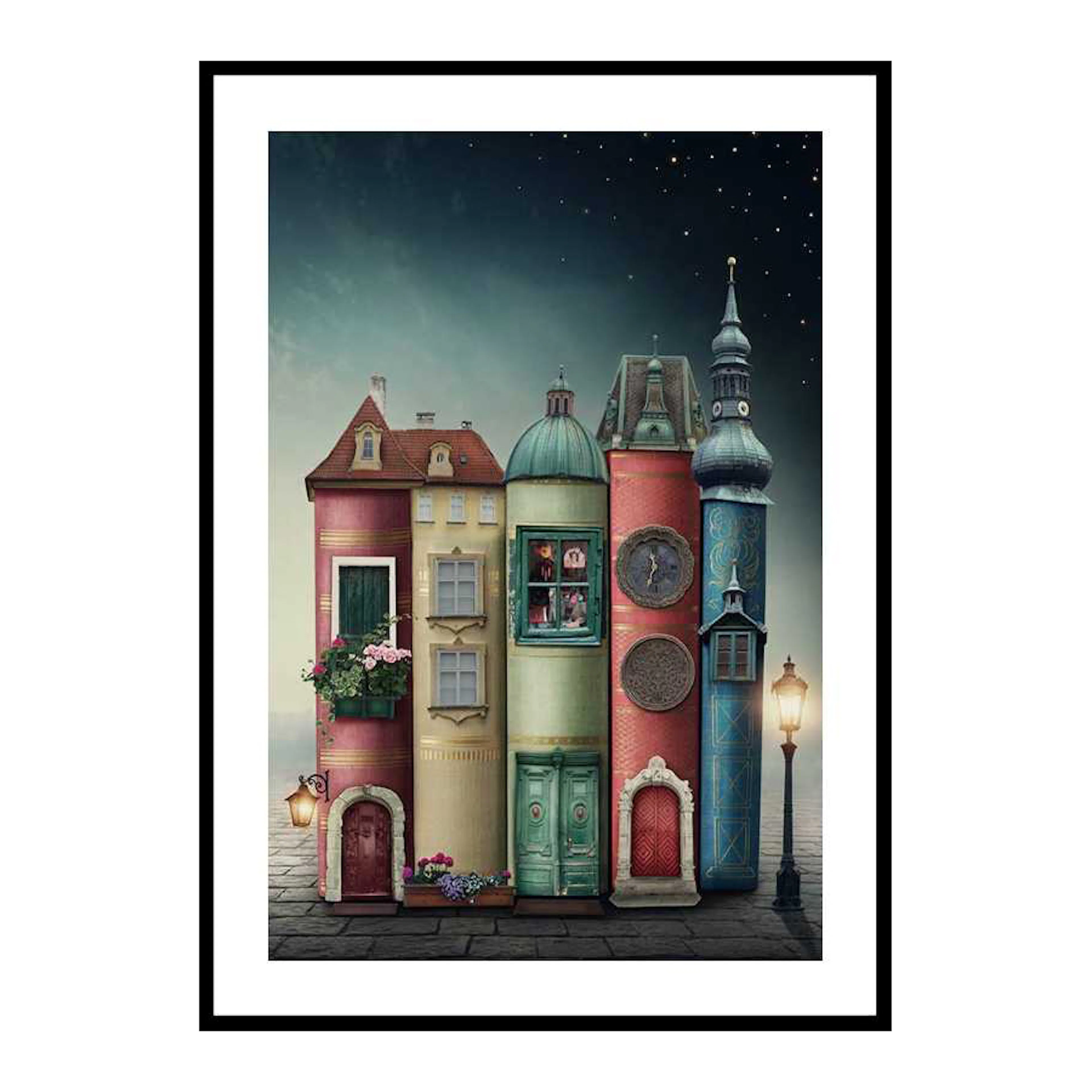 House Of Books 30x40 cm