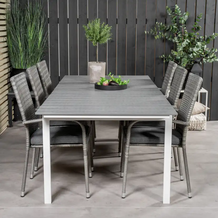 Matgrupp Venture Home Lova 224/324 med 6 Asta Stolar