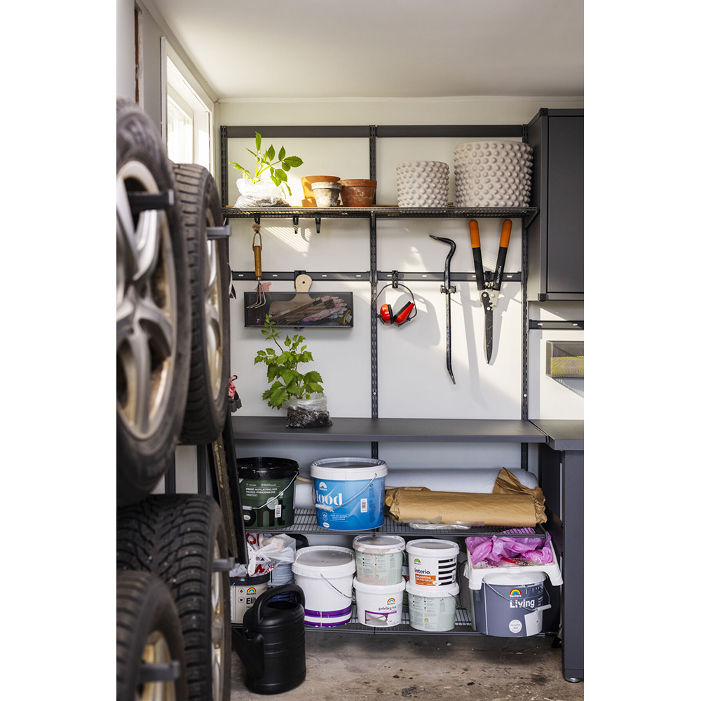 Arbetshylla Elfa Garage+ B: 120 D: 52