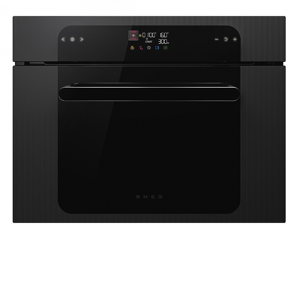 Kombiugn Smeg SO4202M1B med Varmluft och Mikrovågsfunktion Silver 45 cm