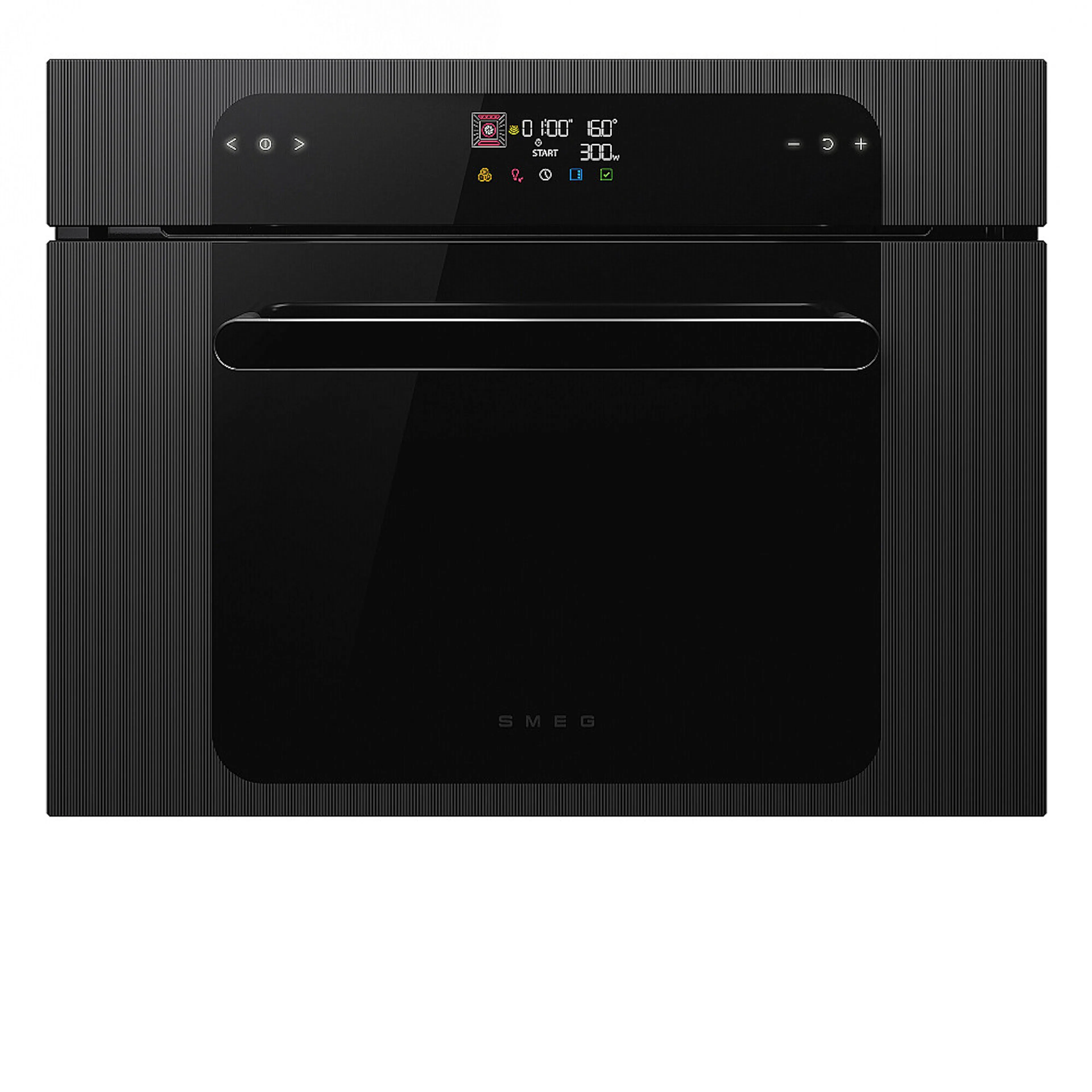 Kombiugn Smeg SO4202M1B med Varmluft och Mikrovågsfunktion Silver 45 cm