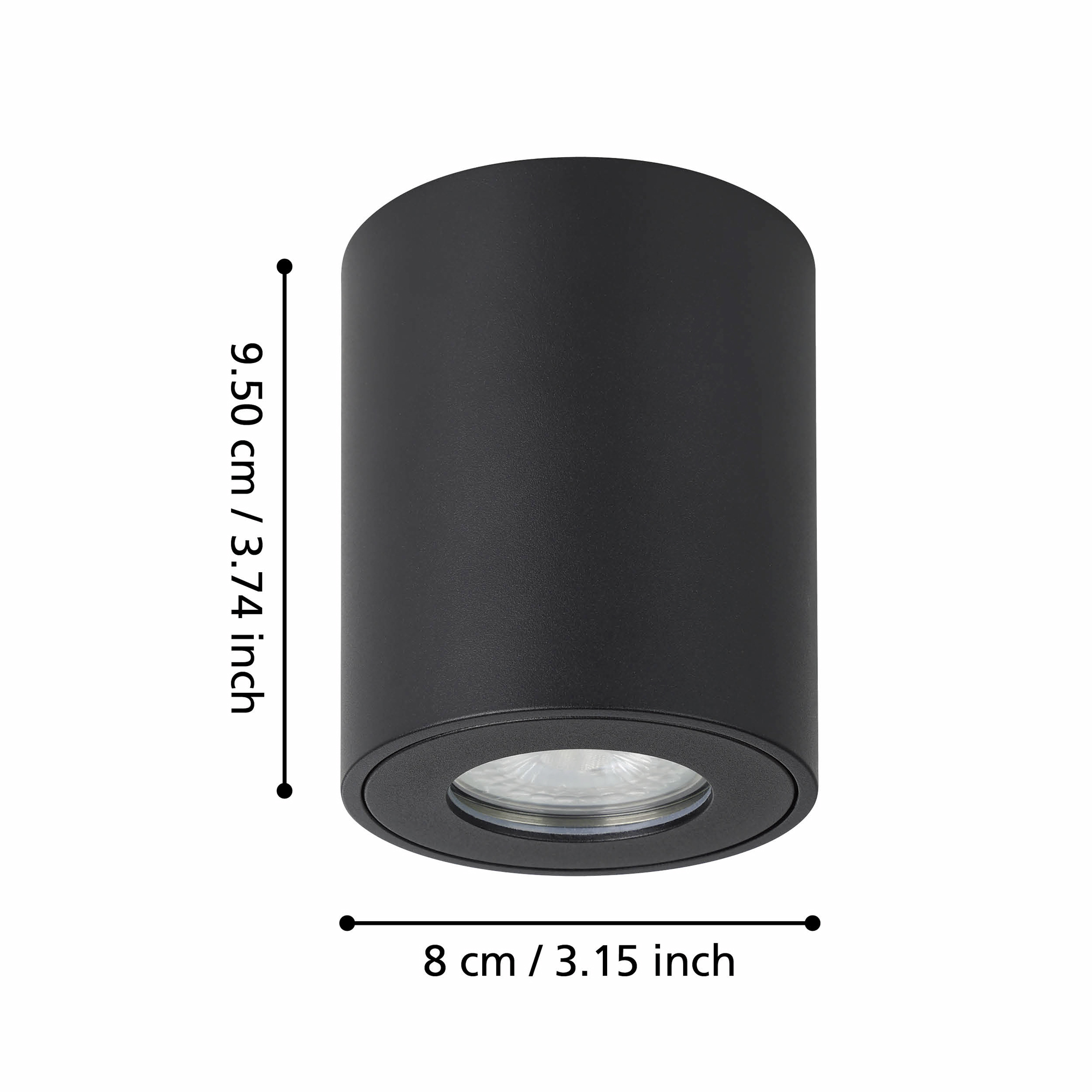 Taklampa Utebelysning Eglo Torrecola Ø80 mm