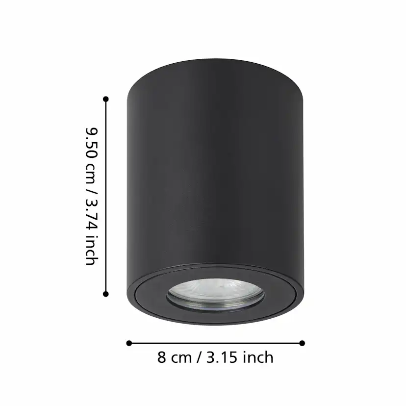 Taklampa Utebelysning Eglo Torrecola Ø80 mm