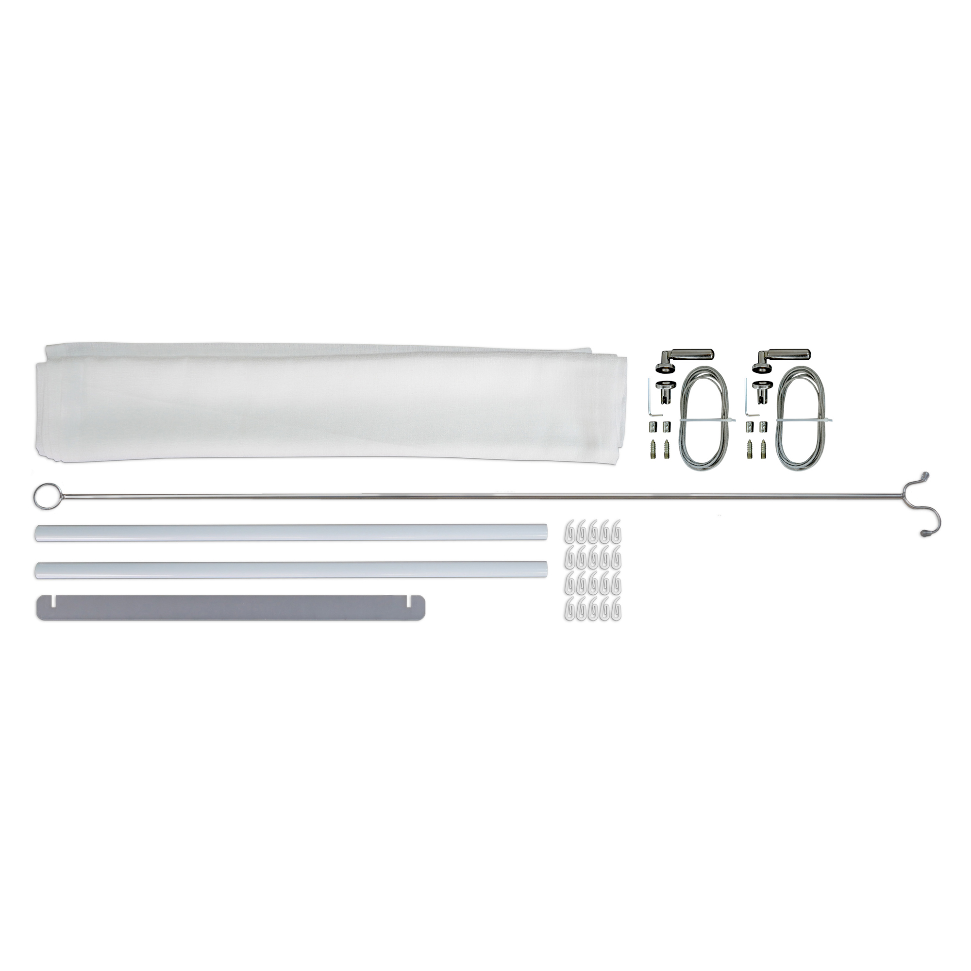Persienn Canopia by Palram Skuggkit Vit Till Pergola 3 x 8,6 m
